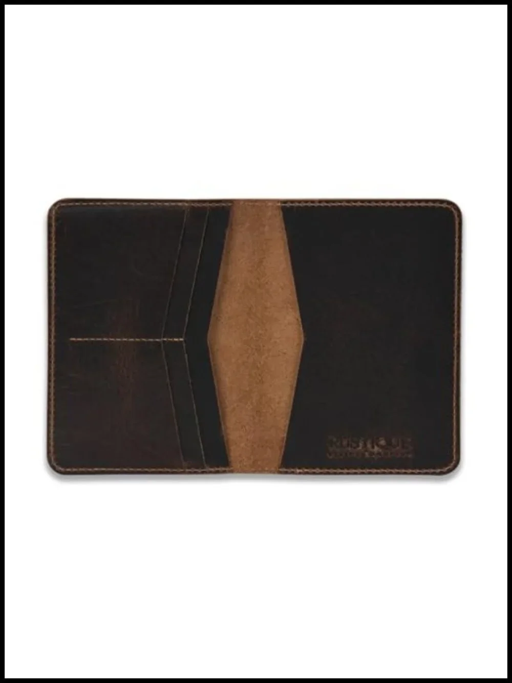 Full Grain Crazy Horse Leather Passport Holder, Handmade Travel Wallet &